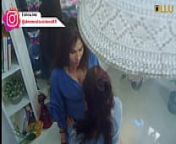 Desi Indian Lesbians || Indian webserise Sex || from hot ullu webseries charmsukh boobs press in jungle