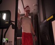 Trailer Park Santa Bangs local Stepmom & Stepdaughter Ho Ho's and gives them a facial - TRAILER from local xxx out side