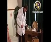 The doctor goes to great length to make sure Slavka is fully erect before taking his penis measurements from cmnm gay vdeo
