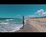 ASS DRIVER XXX - Naked Russian nudist girl Sasha Bikeyeva on on the public beaches of Valencia from babe xxx wwwt junior nudist converting nude girl