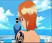 ONE PIECE Nami and Johnny Yosaku One Piece Animated Hentai from one piese