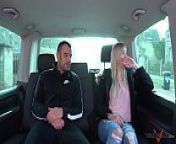 Stupid young blonde belive fake taxi came for her & let stranger fuck her raw from bloding sex 3g