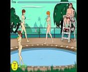 squid monster women at pool part 2 from squid game cartoon xxx