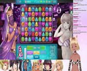 VTuber LewdNeko Plays Huniepop 2: Double Date Part 4 from neko chan service 2