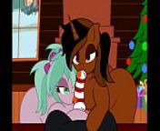 Mlp oc Dylina & friend gives a stallion a special Christmas gift from regalo especial de navidad de madrastra