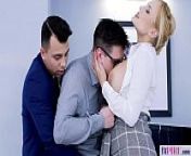 When Your Ultra Sexy Boss Angel Vicky Wants you to Play with your colleague's Dick, You Do it from nipples bi