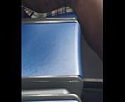 Almost Got Caught Fingering My Pussy On The MTA Bus in New York City from flashing bus train