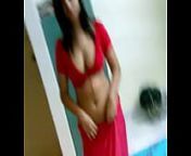 Hot simran with reddress fullvideo from enlaeshexy girl hot dress remove with bra