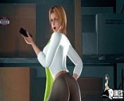 BBC fucks Milf coworker for sex from 3d taboo animation