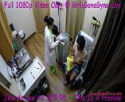 Jackies Banes Gets Yearly Gyno Exam by Nurse Lilith Rose Caught on Hidden Camera @ GirlsGoneGynocom from roma navani backless