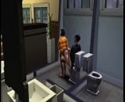 The Sims suking in toilit from gold toilits bhuteful pussy