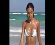Hot sexy sweaty girl on beach from bbw bikini beach vollyball