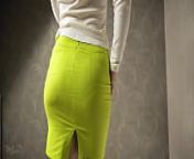 Amateur Milf In Tight Back Slit Skirt Teasing Visible Panty Line from desi visible panty line in legging churidar
