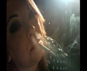 British BBW Tina Snua Smokes With Dangling, Drifts, Nose & Cone Exhales from derive