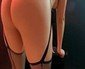 Beautiful girl sensually undressing, sexy body, beautiful ass from katrina biki