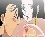 One Piece Hentai - Boa seduces Luffy from naruto fuck robin luffy is so jealous from naruto hentai2 watch xxx video