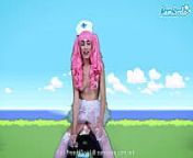 Camsoda - Delilah Day Cosplay As Nurse Joy from Pok&eacute;mon Rides Sex Machine from nude joy pokemon v