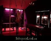 Damsel in chains used for fuck in bdsm torment room from pimp and host onion city斤拷