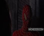 Busty Spiderwoman Hooks Up With Spiderman from spiderman anal