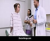 Pervert Doctor and Hot Milf Nurse Seduce and Fuck Teen Patient at Clinic - Sheena Ryder - DoctorBangs.com from doctor fuck nurse in clinic