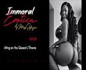 The Dungeon Diaries: Sitting on the Queen's Throne from ebony humble