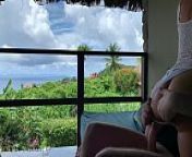cock bouncing on a public balcony on honeymoon in paradise, projectfundiary from mighty raju sex cartoon
