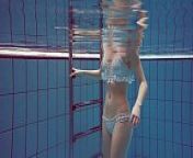 Blonde babe naked underwater Diana Zelenkina from russian porno net