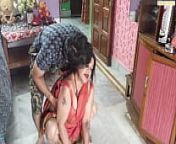 Sex frustrated landlord fucks his hot servant while his wife was out of the house from pussy of minakshi