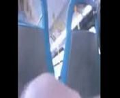 masturbating in front of women on bus from jerking off bus