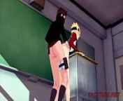 Boruto Naruto Yaoi - Kiba Fucks Boruto In the academy's table from naruto sex gay