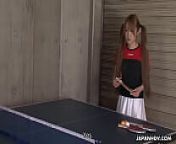 Asian ping pong player playing with their ping pongs from rias gremory uncensored