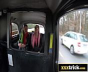 Cute Czech Twins Double-Team Euro Cab Driver (Lady Zee, Sandra Zee) from porn zee world