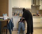 British Plumber Fucks Muslim Milf In Her Kitchen from arab milf kitchen xxx