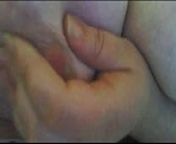 38yo woman plays with her huge boobs on cam from camera woman