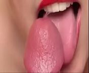 Close Up Blowjob and Cumshot from mouth closeup