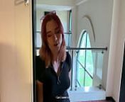 Redhead Hard Fucks and Deep Blowjobs Stranger's Big Cock till Cum in Mouth in the Hotel from sweetie fox cum inside