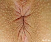Pulsating Orgasm with anal contractions close up asshole from close anal