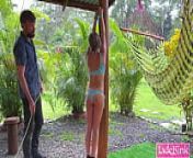 Cheating girl tied to a post and spanked like a bad girl from kink an