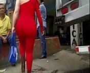 Jessica Reyna De La Merced - Traje Rojo Puton from karen heinrichs rotes kostüm nylons