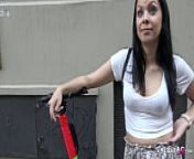 GERMAN SCOUT - SHY GIRL MILA D PICKUP AND RAW SEX CASTING from german scout big ass and boobs milf karlie pickup and rough fuck at street casting