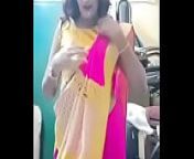 Swathi naidu nude,sexy and get ready for shoot part-4 from saree solo nude