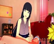 Naruto Hentai - Naruto x Hinata. Handjob, Boobjob & Fuck with cum inside - Animation 3D porn from hinata seksxx japanese porno comnimal sex woman fucking g