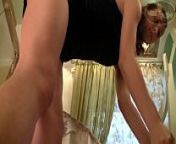 Hot Teen In Sexy Black Coctail Dress from teenage upskirt