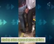 Acoso sexual en Metro no para; hombre toca a otro from acoso