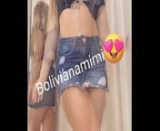 Loquita haciendo squirt en el probador de la tienda en Panam&aacute;.... video completo en bolivianamimi.tv from panama yoga videos