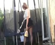 upskirt big ass woman in short skirt and pantyhose from short romantic video england