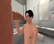 Mike bathroom handjob from sexo gay william afton