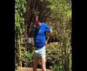 /mature &ldquo;adam longrod&rdquo; too hot doing yard work- strips to sports bra/shorts from indian bra openingirls bi