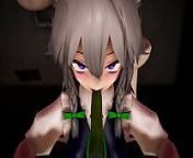 MMD Touhou Sakuya and Goblin (better quality) from touhou 3d hentai