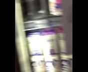 sexy blonde girl flashes in 7-11 from 7 11
